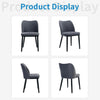 2-Piece Dining Chairs w/ Linen or Velvet Padded Seats, Wood Legs+High Back