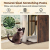 112 CM Tall Modern Cat Tree for Indoor Cats-Brown