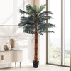 6 5 4ft Large Faux Palm Tree Fake Artificial Fake Plant Realistic Tree Garden UK