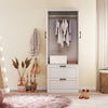Kitchen Pantry Cupboard,Tall Storage Cabinet with 2 Doors 3 Shelves & 2 Sfakwkgc