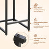 Modern Bar Stools Set of 2, Upholstered Counter Height 24.8" Bar Stools