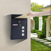 Post Box Parcel Box Combo | Lockable | Outdoor Letter & Package Storage