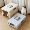 Collapsible Cat Puppy Carrier Small Animal Travel Transport Handhold Crate Box