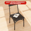 Dining Table Set with 2/4 Chairs, Modern Design for Kitchen, Home, Patio, Garden