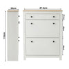 3 Drawers Shoes Cabinet Storage Shoe Rack Wooden Stand Cupboard Unit Organiser