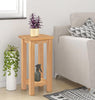 Small Coffee Table, Solid Wooden Oak Side Table, Telephone/Lamp Stand, 1 Shelf