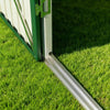 5x3ft Lockable Metal Garden Shed Steel Outdoor Storage Weatherproof Green