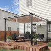 3x3(m) Pergola Gazebo Awning Canopy Garden Sun Shade Shelter Aluminium