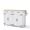 Kitchen Island on Wheels, Rolling Kitchen Storage Trolley with Foldable Tabletop