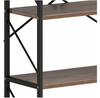 Rustic Wood Bookcase Bookshelf 5 Tier Industrial Storage Display Shelving Unit