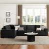 DUSK Brooklyn Large L-Shape Sofa in Ink Velvet - RRP £1670
