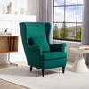 Wingback Chair, Modern Accent Chair for Living Room Bedroom, Green