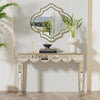 Mirrored Console Table Glass Dressing Table Bedroom Bevelled Venetian Furniture