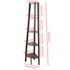 5 TIER LADDER SHELF WOOD FLOWER RACK CORNER STORAGE UNIT PLANT STAND DISPLAY UK