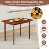 Rectangular Kitchen Table 110cm Wooden Dining Table for 2-4 People