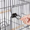 Bird Cage Open Play Top Parrot Cage Budgie Cage w/ Stand for Cockatiel Parakeet