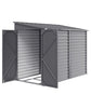 5 x 9ft Galvanised Metal Garden Shed with Foundation Kit