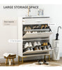 3 Drawer Narrow Shoe Cabinet with Adjustable Shelf for 12 Pairs of Shoes