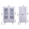 Modern Storage Cabinet Buffet Sideboard Kitchen Cupboard w/Doors &Open Shelf
