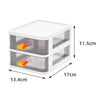 Desktop Drawer Stationery Makeup Cosmetic Jewelry Tidy Storage Box Chest Cabinet