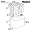 Outdoor Garden Storage Shed XL Large Bike Tool Store Heavy Duty 2190L UK Free PP