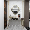 4ft Mirrored Console Table Glass Hallway Desk Sofa Side Foyer Table Home Display