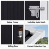 5x3FT Metal Shed Garden Storage Garden Shed Waterproof Galvanized Steel w/Window