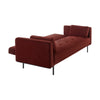 Dusk Hudson Click Clack Sofa Bed Rust RRP £489