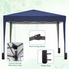 Pop Up Gazebo 3X3M Awning Canopy Party Tent Marquee 4 Sides Garden Outdoor Blue