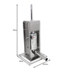 3L Sausage Stuffer Machine, 5 Funnel Sizes, Household and Commercial Kitchen