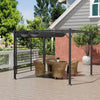 3 x 2.8m Pergola with Retractable Roof & Hollow Shade Garden Canopy Patio Gazebo