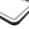 Illuminated Bathroom Mirror with LED Lights Demister Touch Sensor WallMounted Uk