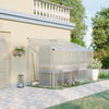 6~42Pcs Polycarbonate Sheet Twinwall Clear 4mm Greenhouse Shed Canopy Roof Panel