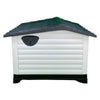 HugglePets Plastic Dog Kennel Weatherproof Pet House In & Outdoor Animal Shelter