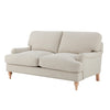 Dusk Hampshire Beige Textured Weave & Oak 2 Seater Sofa RRP £899