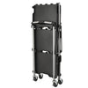 Portable Folding Workshop Garage Trolley 3 Level Shelf Cart Storage 165lb UK
