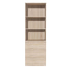 3 Tier Bookcase with Shelving Drawers for Storage Bookshelf Living Room Office