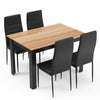 Mondeer Dining Table and Chairs Set 4 for Kitchen Home dining Room 120x80x75cm