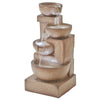 4 Tier Laguna Cascade Water Feature LED Garden Waterfall Fountain Outdoor Decor