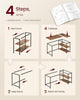 Coleshome L Shaped Gaming Desk, 100x80 cm Computer Desk, Corner Office Desk