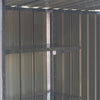 Steel Tool Storage Shed 5X7FT Foundation-Free with Shelving & Hooks Outdoor Yard
