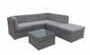 Signature Weave Dark Grey Outdoor Garden Modular Corner Sofa Set RRP £899