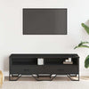 TV Cabinet Black 122x34x41 Engineered Wood K2V2