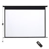 Electric Motorized Projector Screen Home 4:3/16:9 HD Cinema Screen with Remote