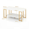 Living Room Center Table Rectangular Cocktail Table