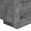 Fiesta Wooden Bar Table Unit In Concrete Effect With LED Lights