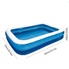 Inflatable Round Swimming Pool PVC Above Ground Family Garden Paddling Pool