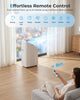 Leenon 14,000 BTU Portable Air Conditioner Remote Control White Mobile AC Unit