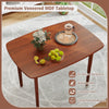 Rectangular Kitchen Table 110cm Wooden Dining Table for 2-4 People