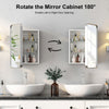 Metal Framed Bathroom Mirror Cabinet Wall Mounted Bathroom Mirror with Storage